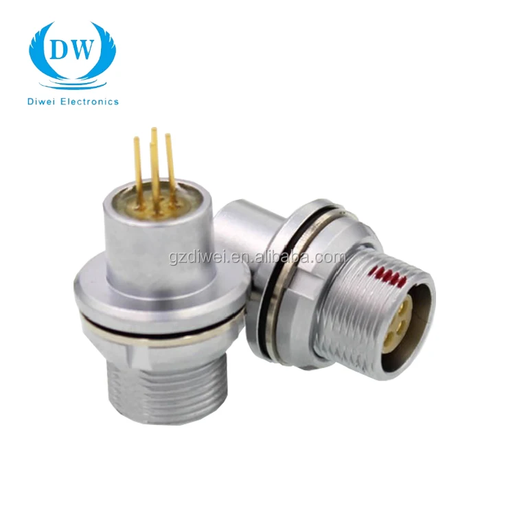 Долговечность IP65 водонепроницаемый мужской и женский круг металлический разъем Лемос разъем