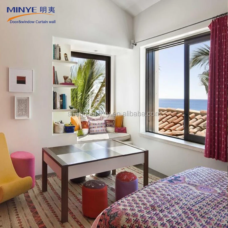 unbreakable glass aluminum window for house