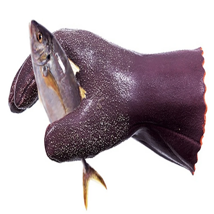 Factory sale gloves to clean fish working gloves pakistan pvc impact gloves
