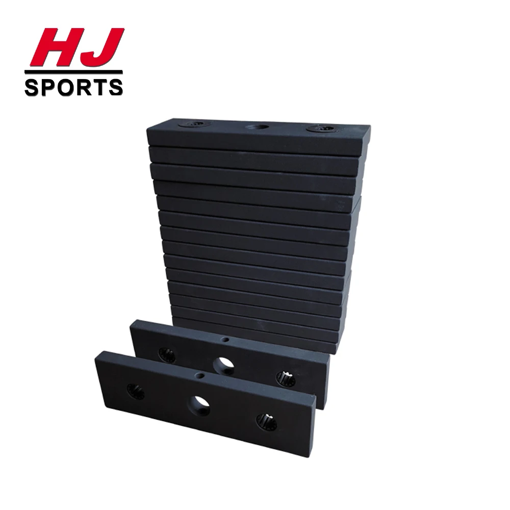
HJ-B1073 Gym accessories cast iron WEIGHT STACKS Electro Plating Clump Weight 