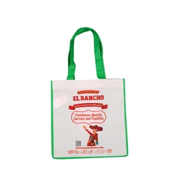 Fabric Manufacturer Wholesale Eco Tote Non Woven Bag With Zipper Promotional Image Shopping Bag Reusable Tshirt Bag Customizable