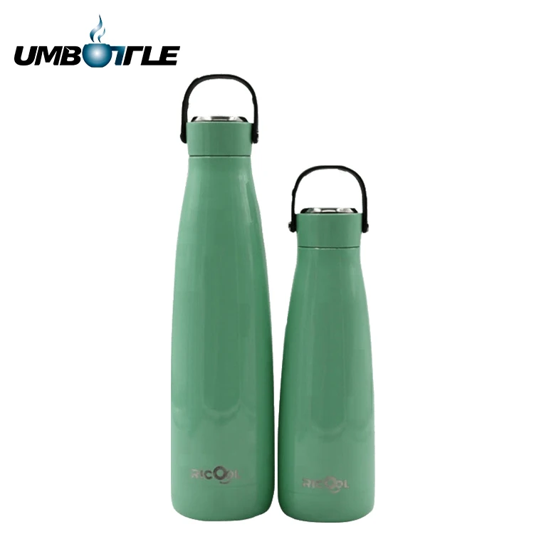 500ml Rubber paint Double wall Stainless Steel Insulated Water Bottle Vacuum Flask thermoses sports bottle