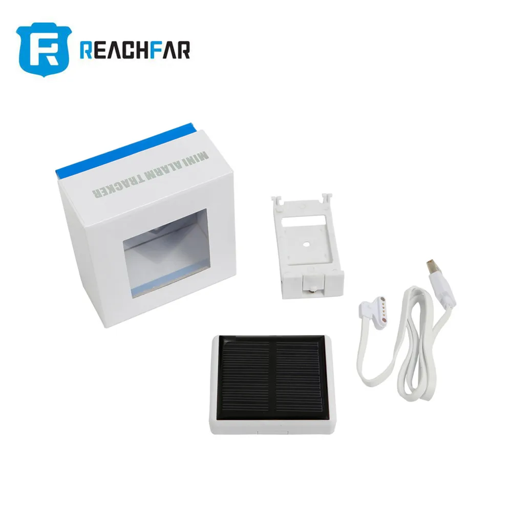 Мини Водонепроницаемый солнечной энергии Корова GPS трекер бесплатно установленный Play Store RF-V26