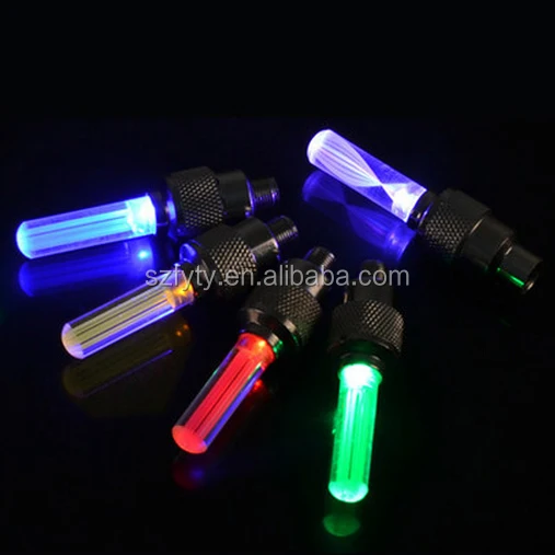 Led Flash Tyre Wheel Valve Cap Light For Car Bike Bicycle Motorbicycle