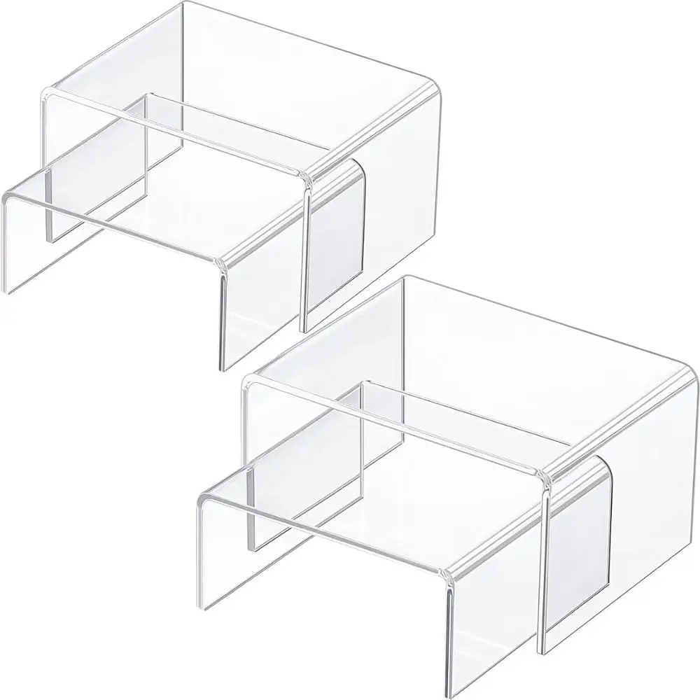 Custom multi tiers clear acrylic single high heel shoes display holder rack display stand shop display racks