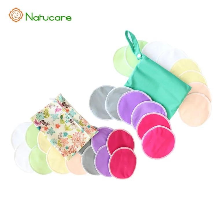 competitive price close breast pads reusable Washable best breastfeeding pads organic bamboo cotton nursing pads