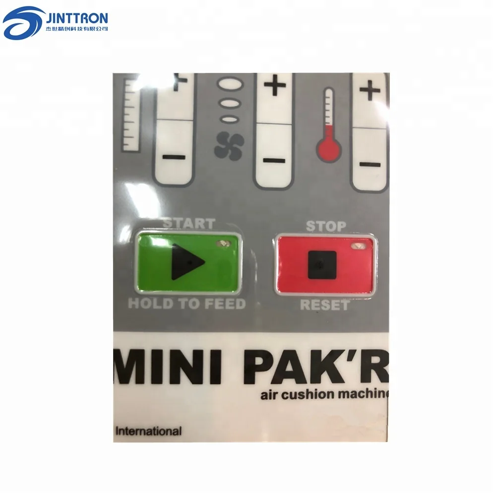 Waterproof push button metal dome membrane switch used for air cushion machine panel