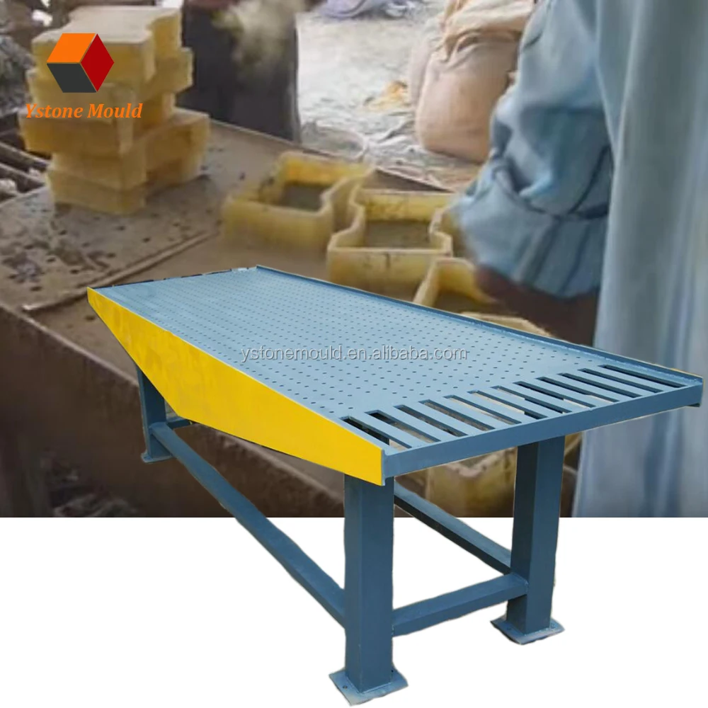 concrete paver block making concrete vibrating table