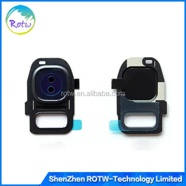For Samsung Galaxy S7 edge G935 back Rear Camera Cover + Glass Lens