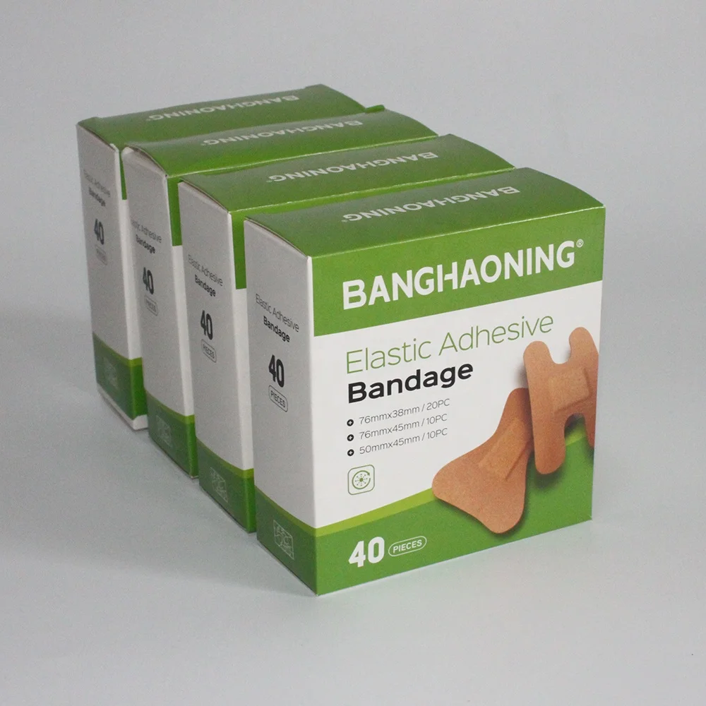 
cheap comfortable breathable sterilized medical assorted size skin color elastic butterfly adhesive bandage for finger 