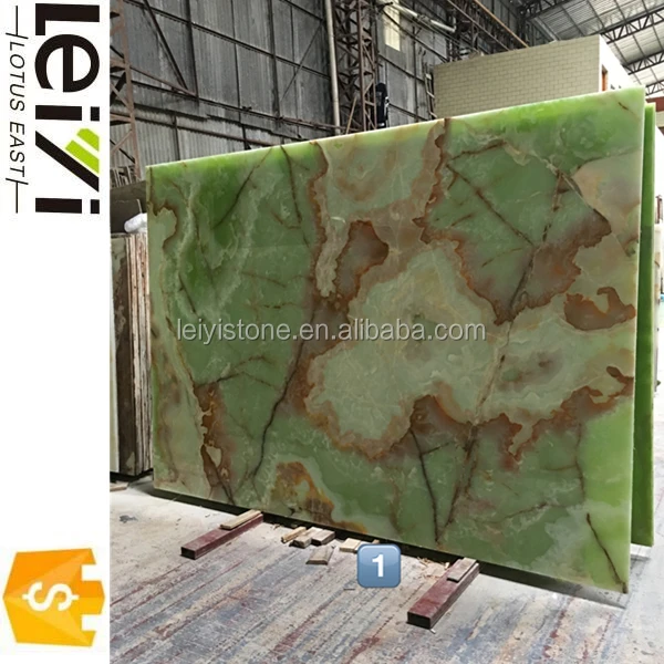 
Luxury polished emerald green jade green marble onyx slabs 