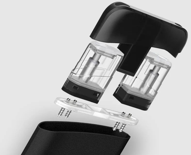 2019 Dual Vaping Pod System DualVape In One Device Puzvape Poker2 With Ceramic Coil