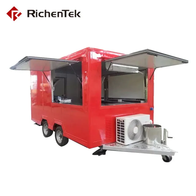 Hot selling food trucks mobile food trailer bike food cart trailer with competitive price