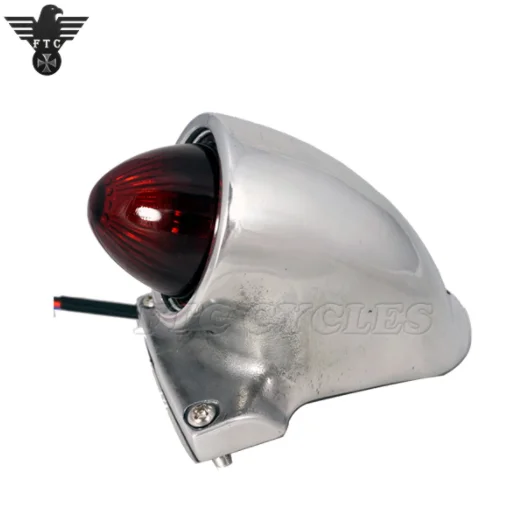 Classic Old School Aluminum Alloy Sparto Motorcycle Tail Light for Cruisers