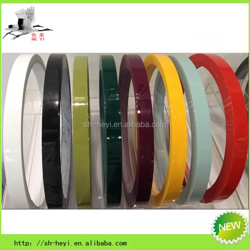 Glossy plastic Laminate Strips for Furniture Wood Veneer Strip