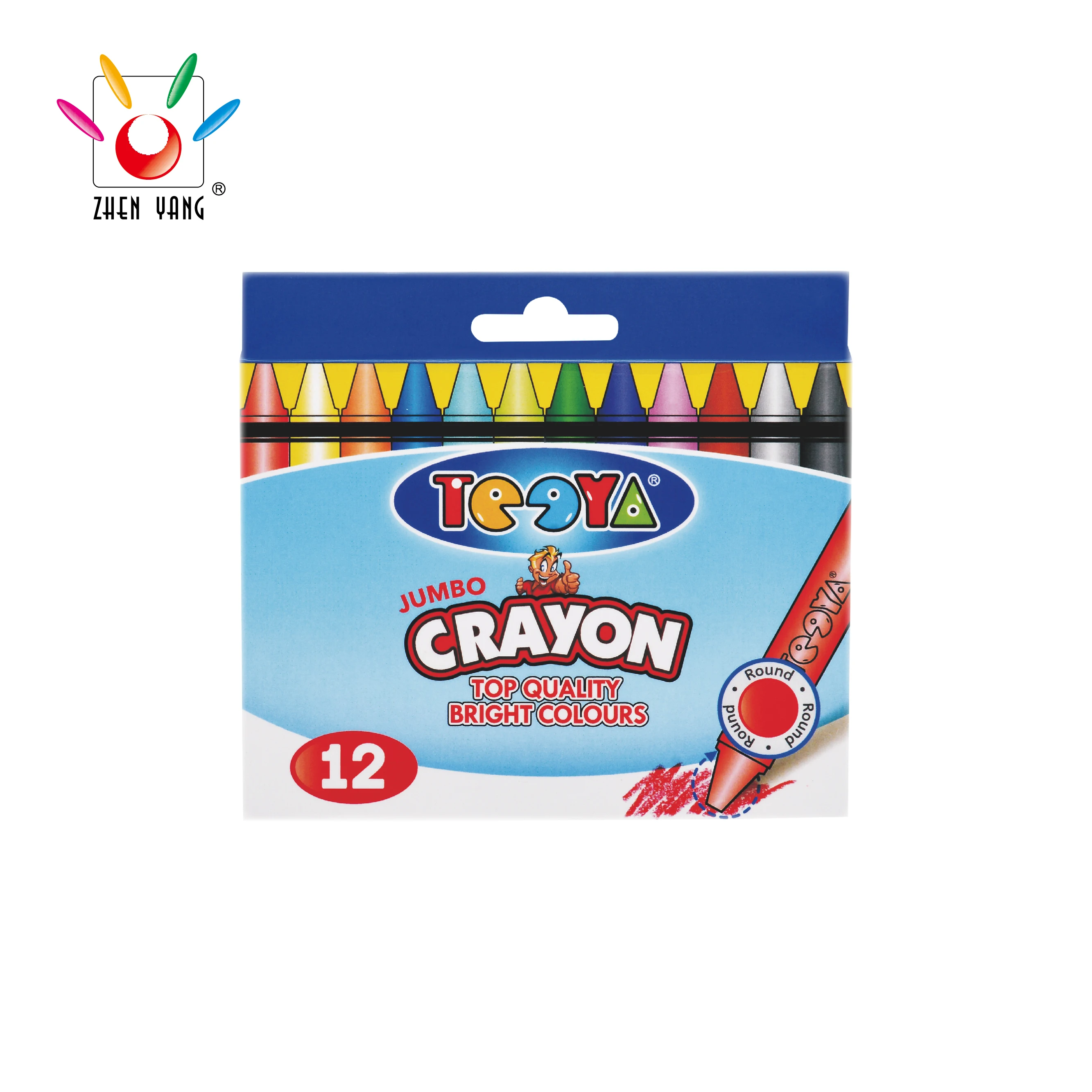WAX CRAYON IN NORMAL SIZE 6CT 8CT 10CT 12CT 16CT 24CT