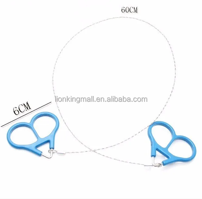 Third generation Steel Double Finger Ring Wire Saw Scroll Saw Emergency Outdoor Hike Hunting Camping Hiking Rescue Survival Tool