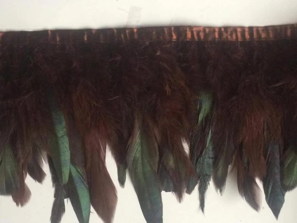 Оптовая продажа, бахрома из петушиных перьев
