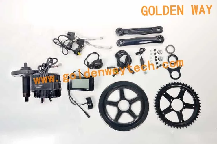 electric bike motor kit with bafang crank/central motor