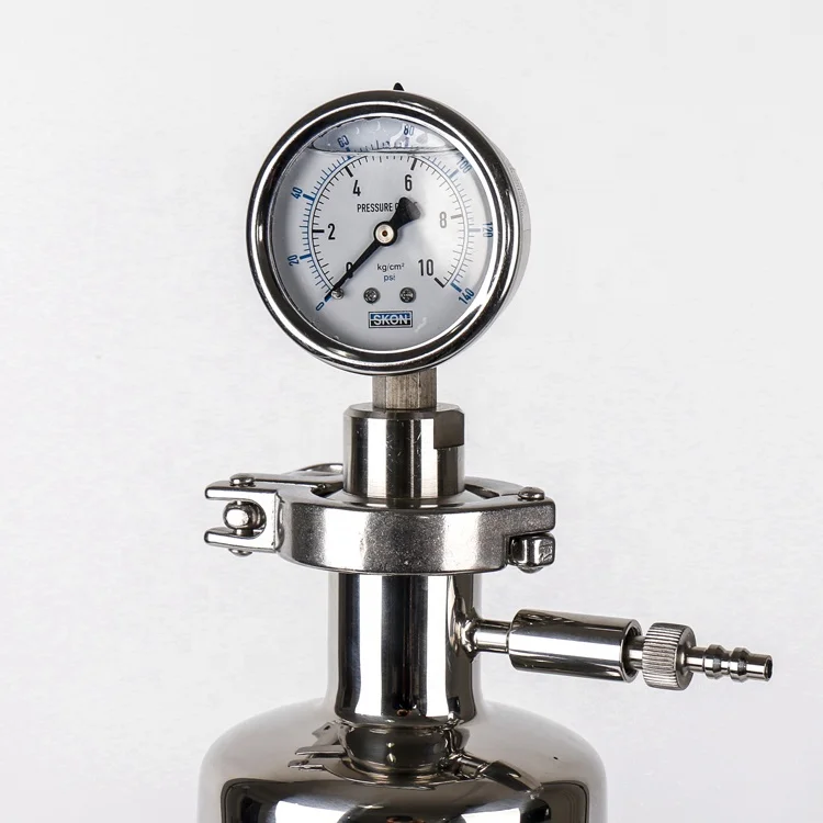 SS 316 L Sanitary Cartridge Wine Beer Filter Housing For Wine Beer Pharmacy