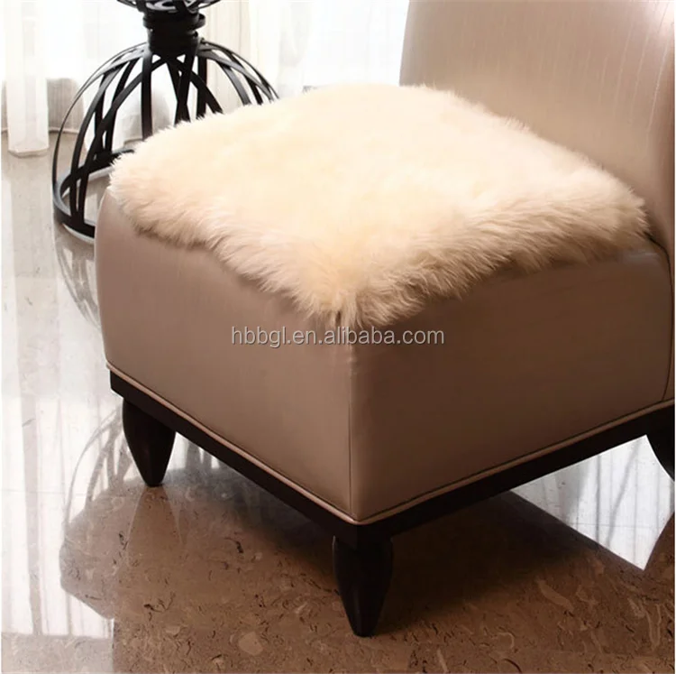 Faux fur pillow cases lamb colorful pillows faux fur dyed pillows