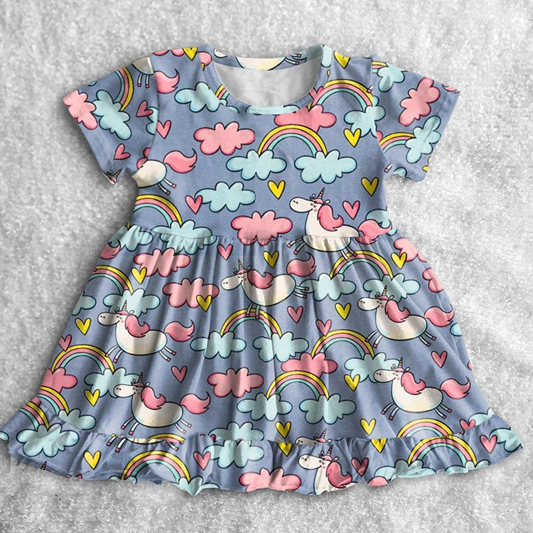 New kids clothes children little baby girl cotton summer dresses 3 year old girl dress