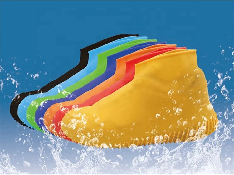 Reusable Non Slip Rain Foldable Waterproof Silicone Rain Shoes Cover For Indoor And Outdoor Protection