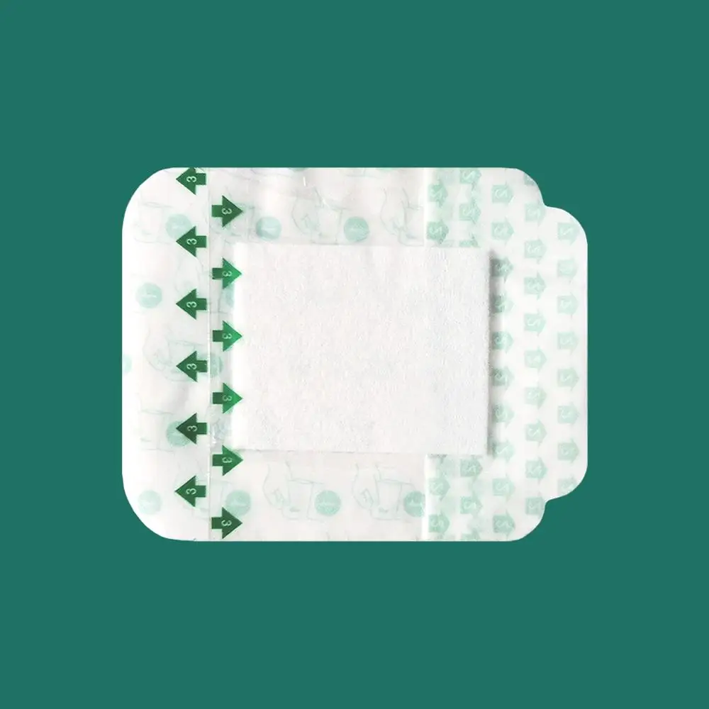 surgical wound adhesive plaster transparent wound island dressing with PU film