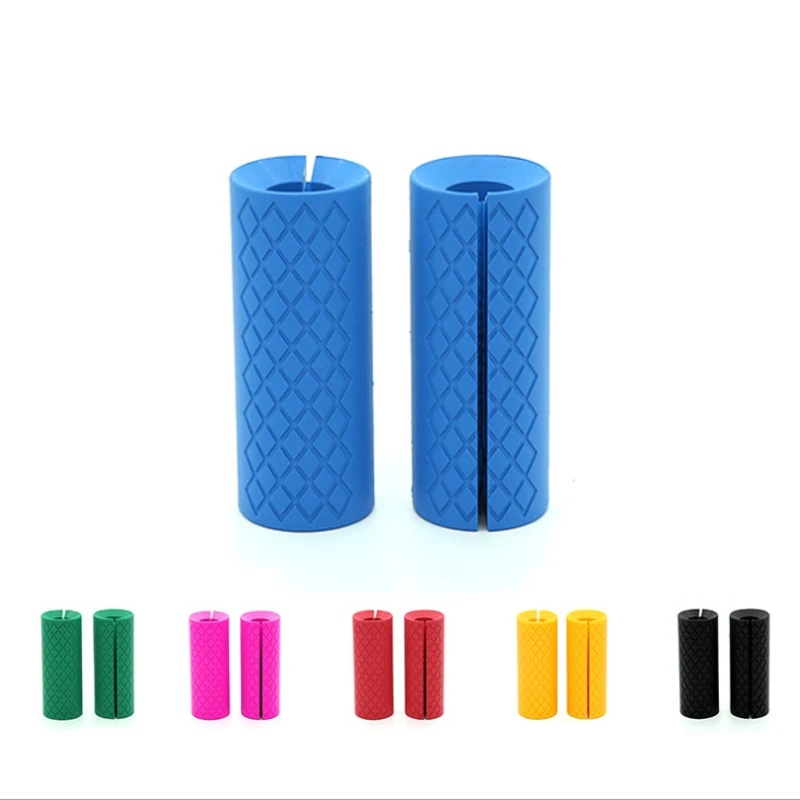 Silicone Fitness Hand Grips Dumbbell Training Barbell Grips