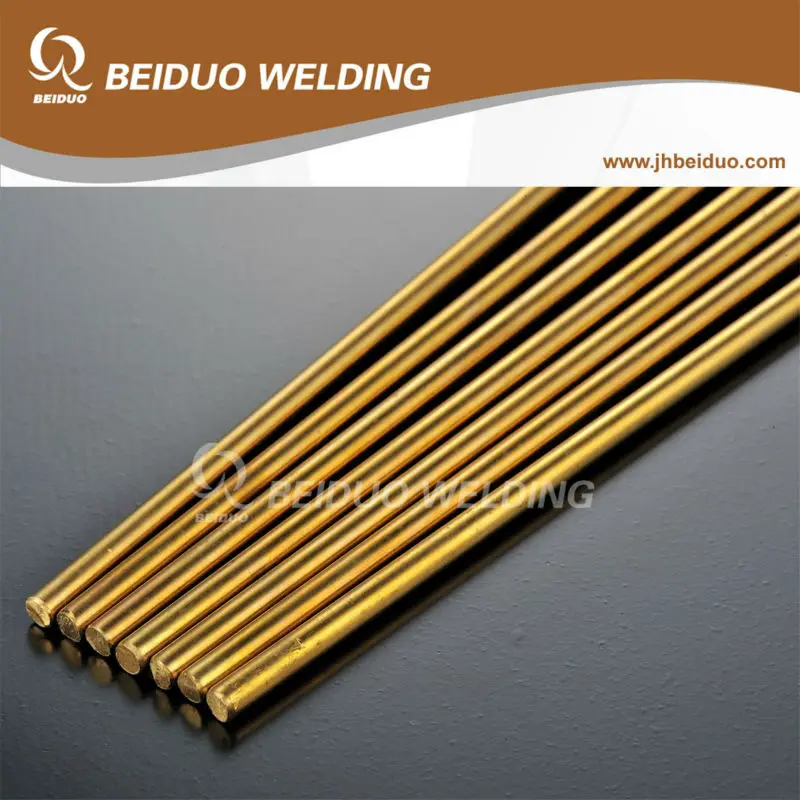 Flux coated Copper-Zinc Brazing rod Brass welding rods SW221 L-CuZn40 CZ6