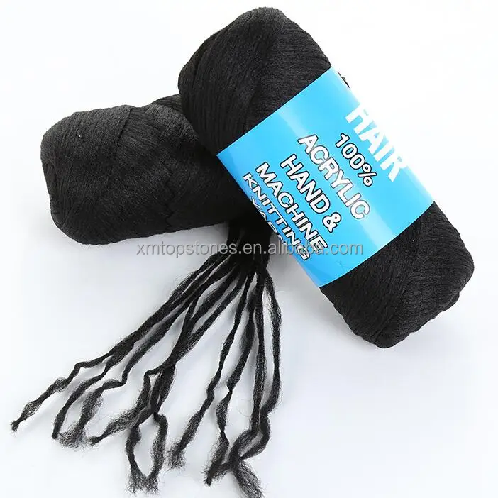 High quality 100% colorful polypropylene/pp thread yarn 70g for Africa market wig hair