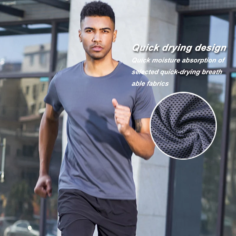Пользовательские собственный логотип мужская спортивная футболка на открытом воздухе тренировок одежда для бега свободного покроя фитнес-детская одежда оптом мужские футболки без рисунка