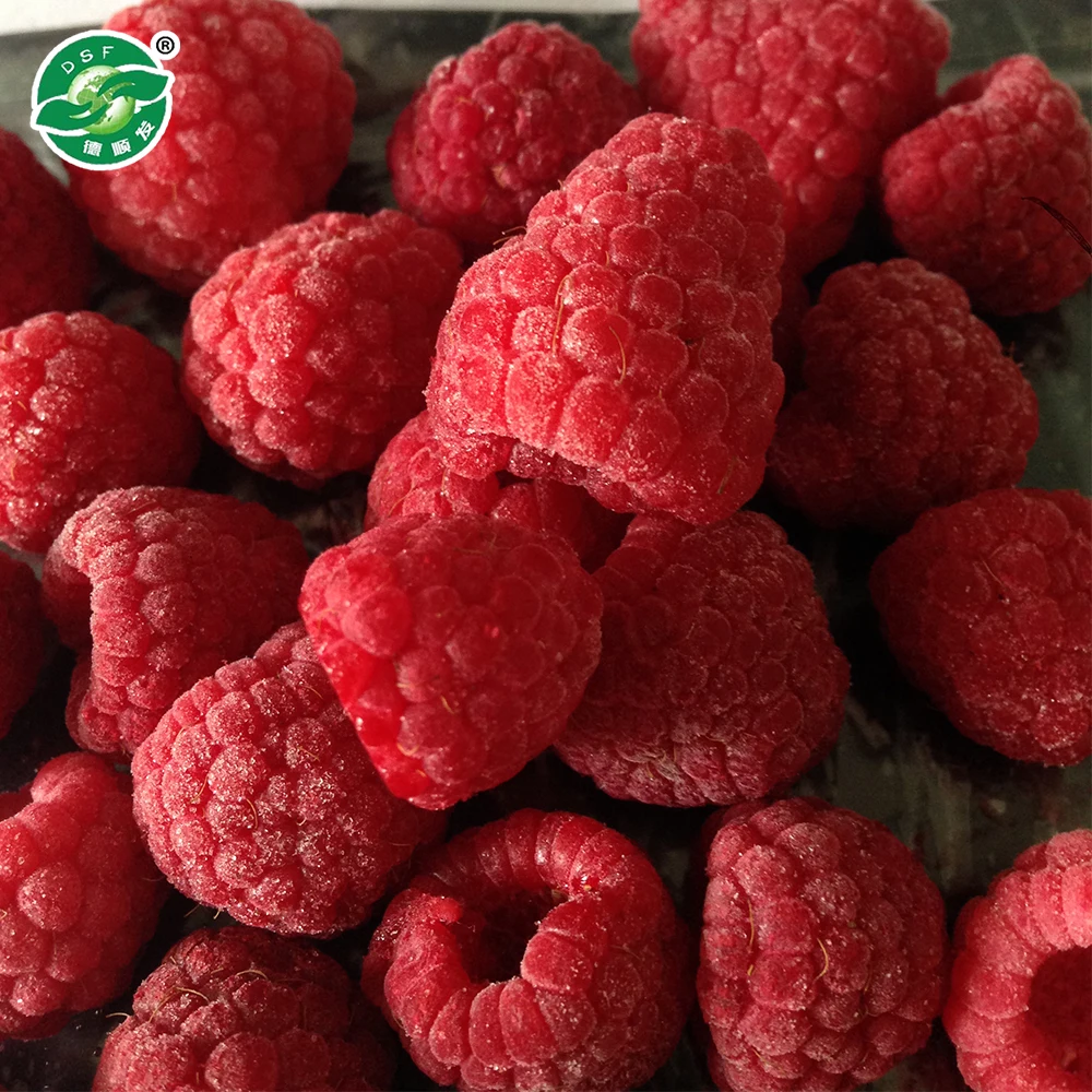 HACCP Chinese iqf strawberries Fresh good price and high quality BRC certified frozen raspberry