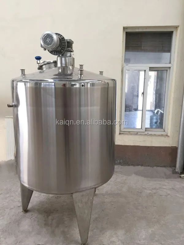 200 to 20000L liter stainless steel tank with mixer