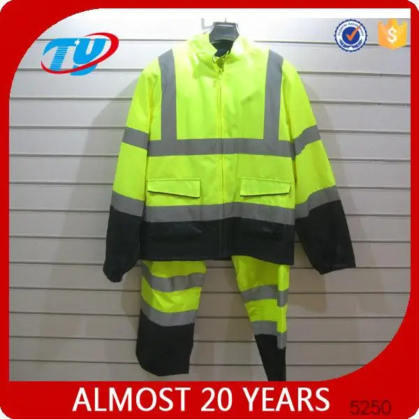 Cheap Reflective Waterproof High Visibility Jacket