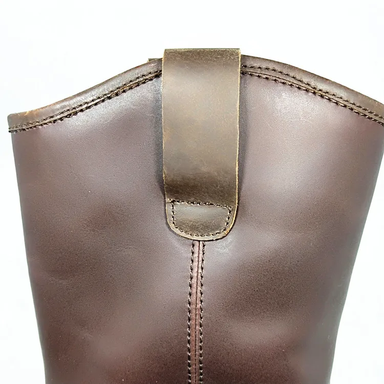 Wellington Boots Half Rubber Outsole Genuine Leather Safety Steel Toe For Women And Men