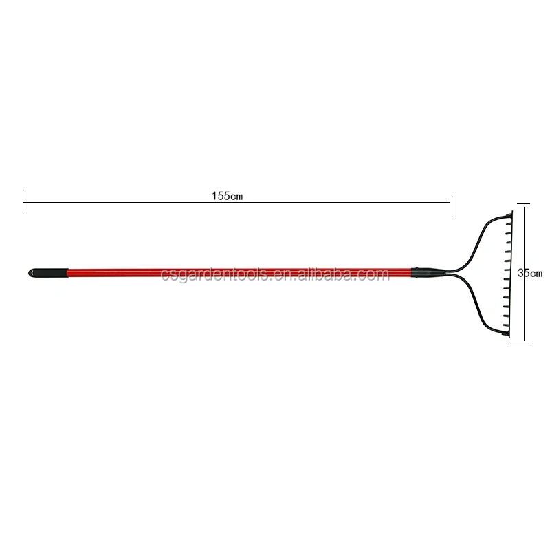 14 teeth A3 Steel garden farm grass rake for pasture