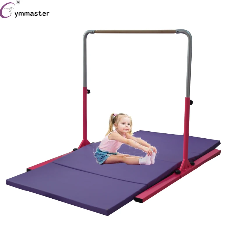 Modern Depo Adjustable 6ft Horizontal Bar for Kids  Gymnastics Junior Training Kip Bar
