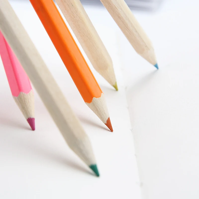 
6pcs 3.5 Inch Mini Color Pencil in Tube Colored European Standard on Safety of Toys EN71 Part 3:1994 & Part 9:2005 6 Colors 