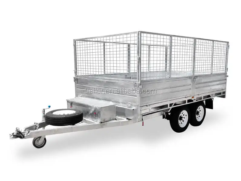 8x5 10x5 heavy duty hydraulic tipper car trailer /dump  trailer/farm trailer