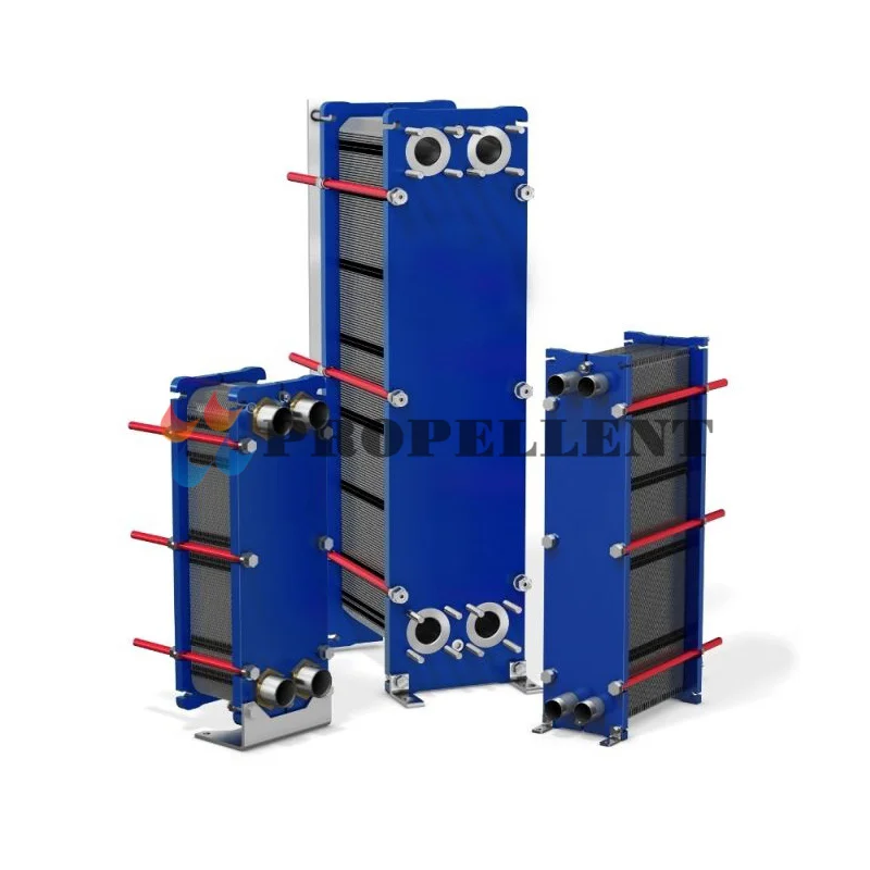 Hastelloy plate heat exchanger for Sodium Hydroxide NaOH