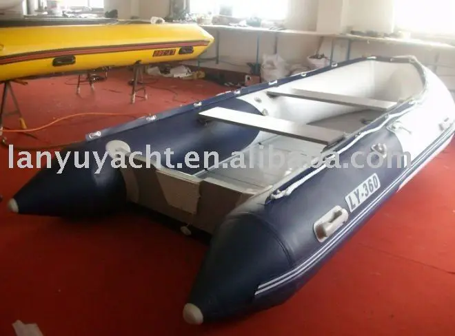 
inflatable rubber boat with aluminium floor LY-360 