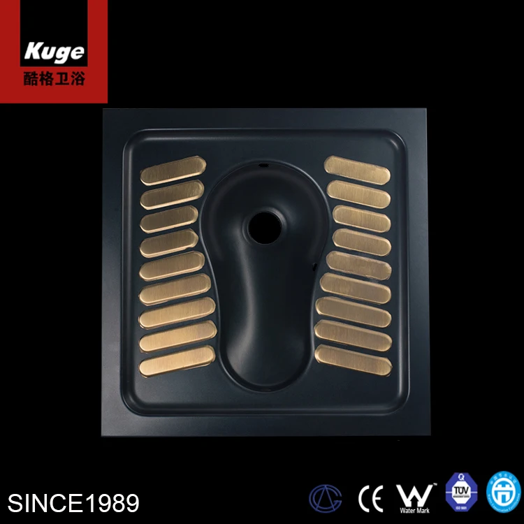 Bathroom use toilet pans stainless steel types of wc squatting pan toilet