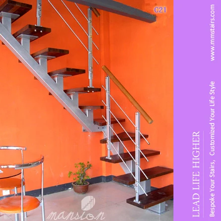 
Low Cost Indoor Mono Stringer Staircase Design 