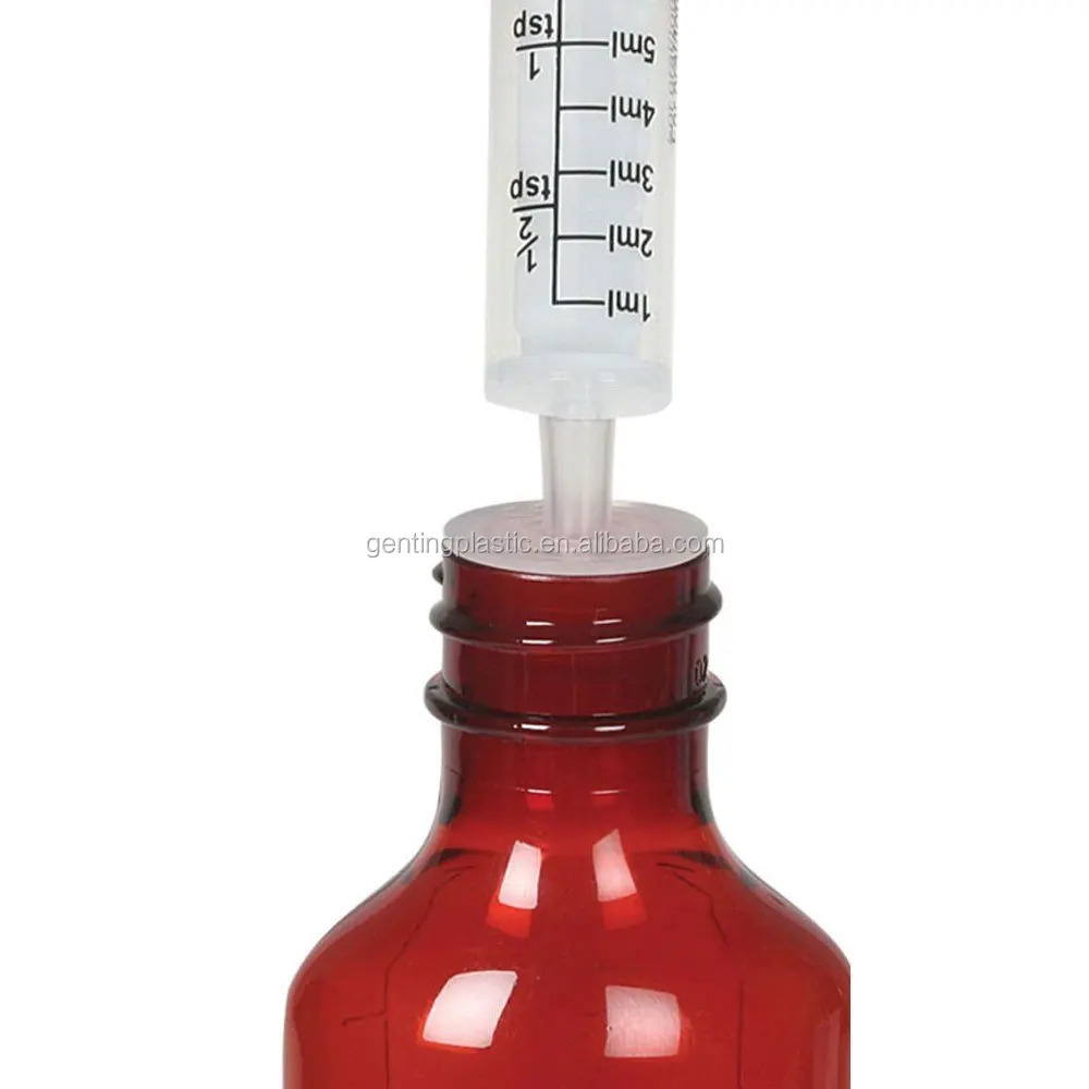 Press in Bottle Adapter for Oral Medication DIN28 Bottle Neck