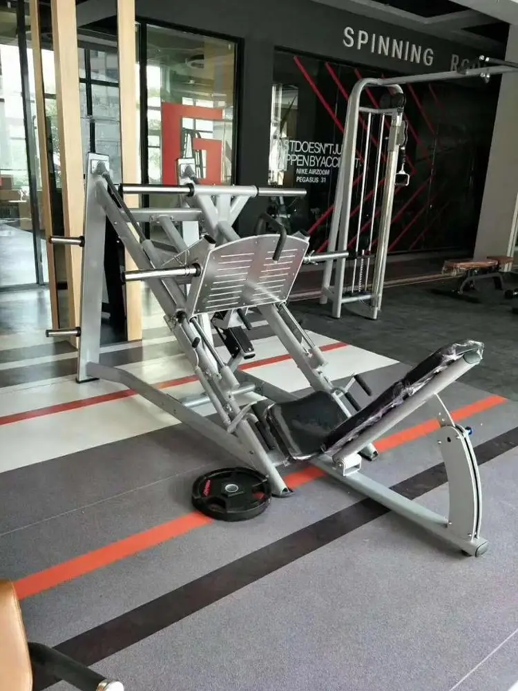 Huiti Fitness commercial machine plate loaded strength training machine leg exercise LINEAR LEG PRESS HT-M12