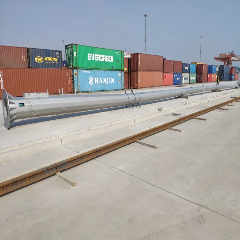 
35m meters led high mast lighting pole with high quality price list 