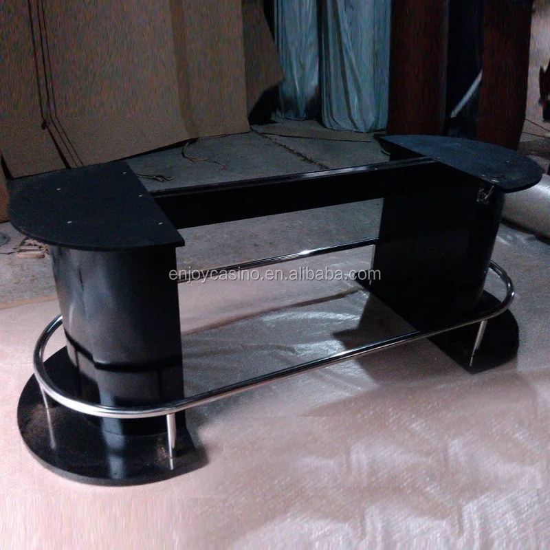 96 INCH Casino Professional Oval Poker Table with Deluxe Legs