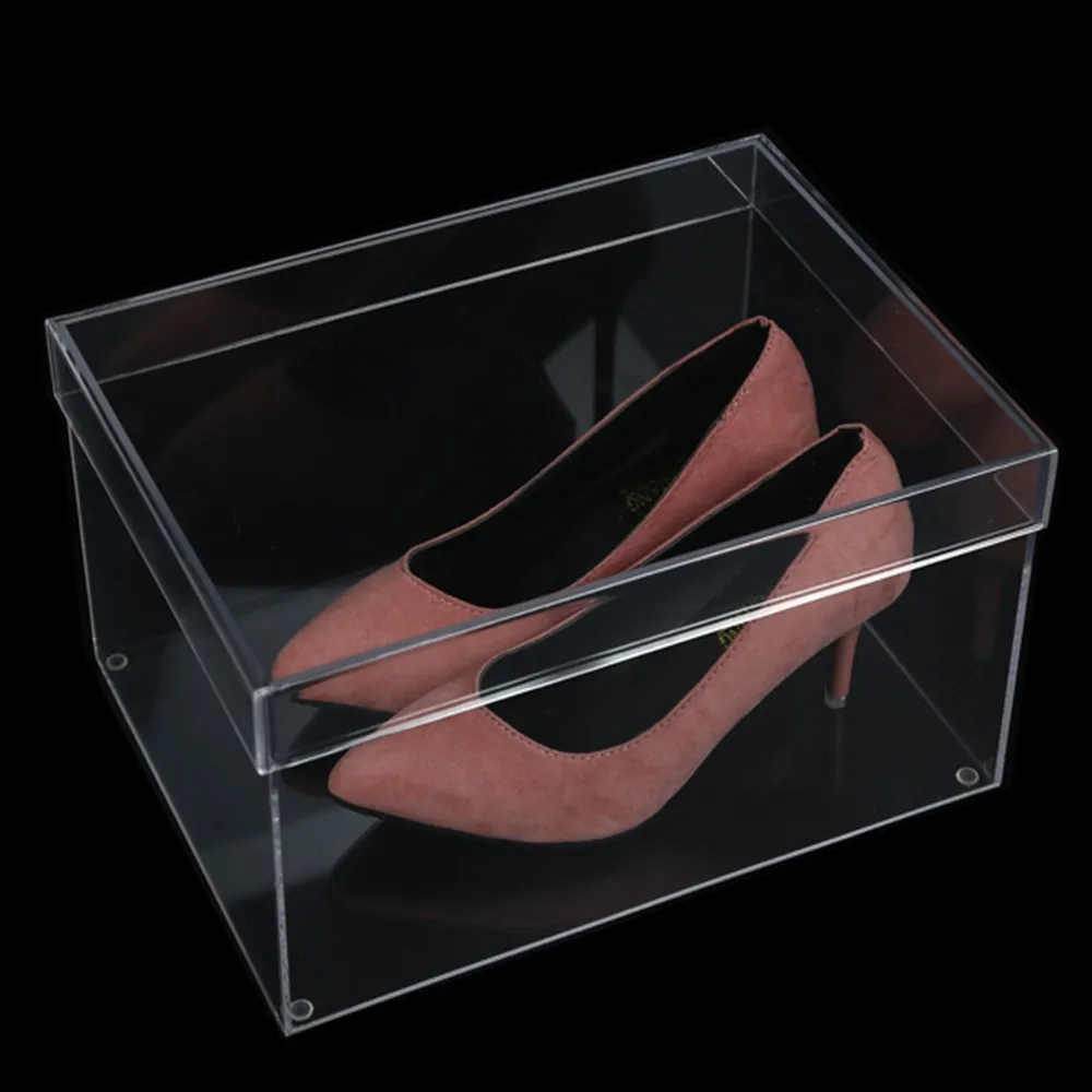 High quality  OEM custom  acrylic sneaker display case  AD-057 acryl shoe box