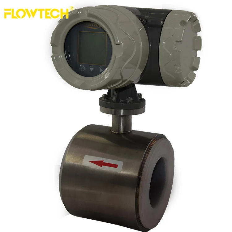 Small displacement wastewater flow meter small displacement electromagnetic flow meter wastewater treatment plant flow meter